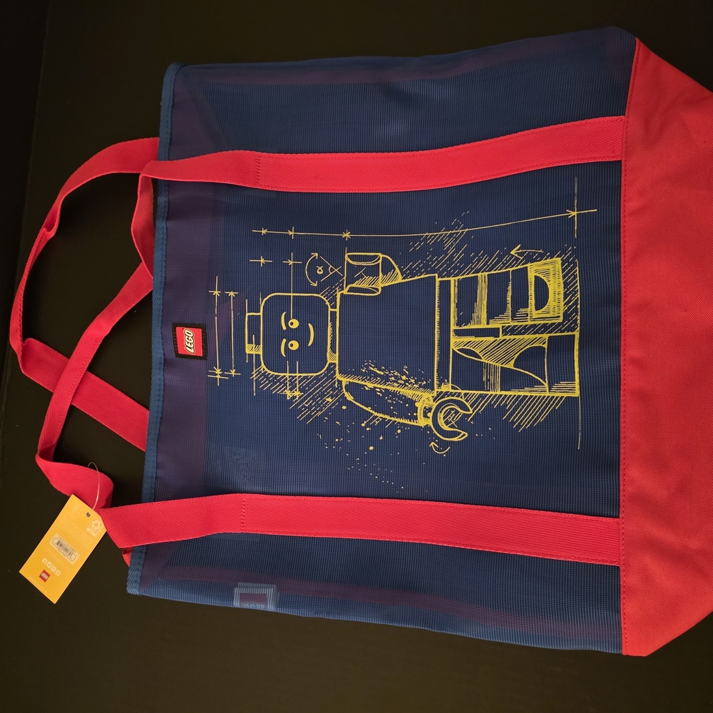 LEGO Blue and Red Tote Bag